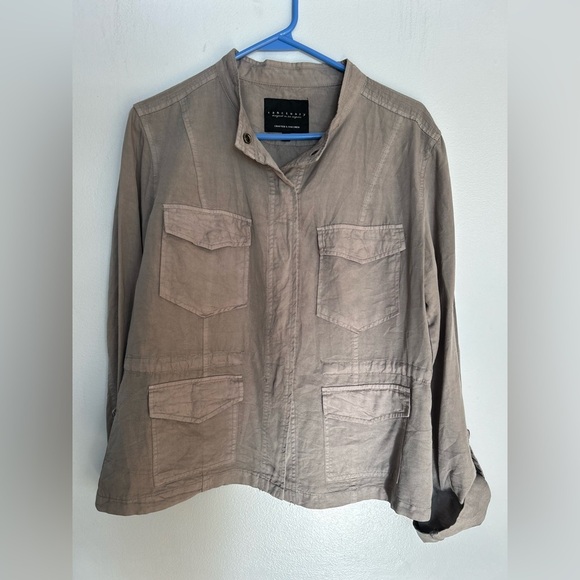 Sanctuary Safari Utility Jacket With Roll Up Sleeves Size Medium - Picture 12 of 12